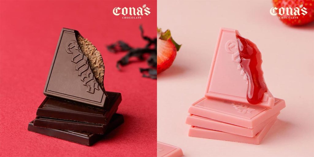 紅玉茶薄片夾心、草莓薄片夾心